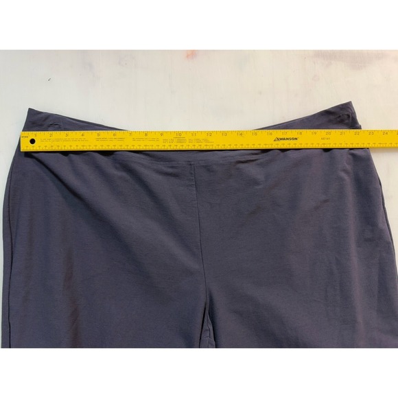 NWT EILEEN FISHER Nocturne Blue Washable Crepe Slim Ankle Pants $168 Plus 3X - Picture 8 of 10